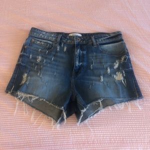 Pistola Revolve Distressed Denim Shorts